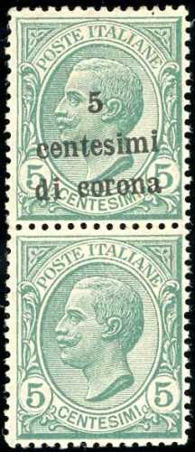 TRENTO E TRIESTE 1919 - 5 cent. su ... 