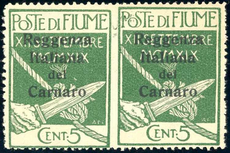 FIUME 1920 - 5 cent. soprastampato ... 