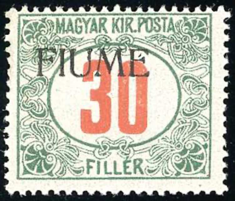 FIUME SEGNATASSE 1918 - 30 f. ... 