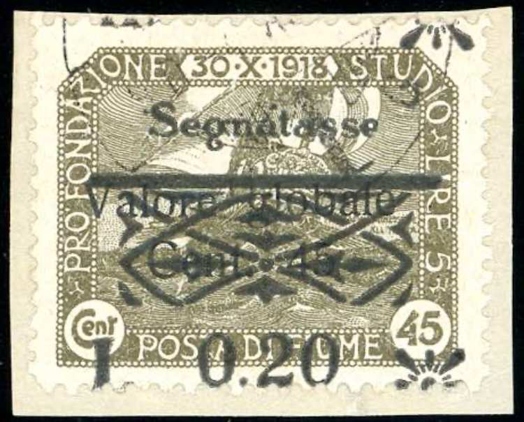 FIUME SEGNATASSE 1921 - 0,20 lire ... 