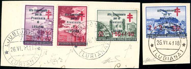 LUBIANA 1941 - Croce Rossa ... 