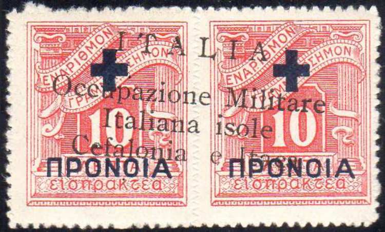 EMISSIONI DI ARGOSTOLI 1941 - 10 + ... 