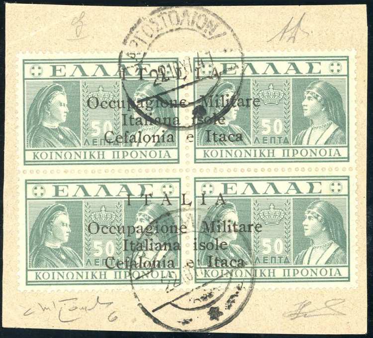 EMISSIONI DI ARGOSTOLI 1941 - 50 ... 