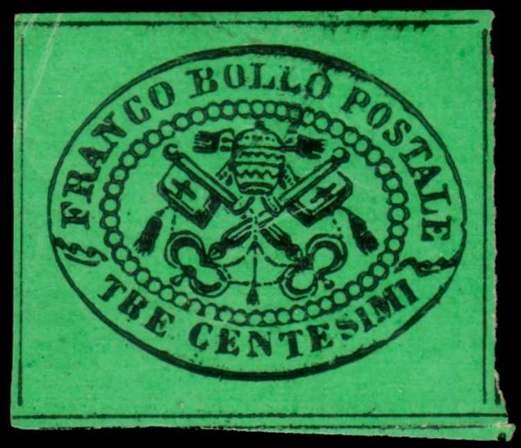 STATO PONTIFICIO 1867 - 3 cent. ... 