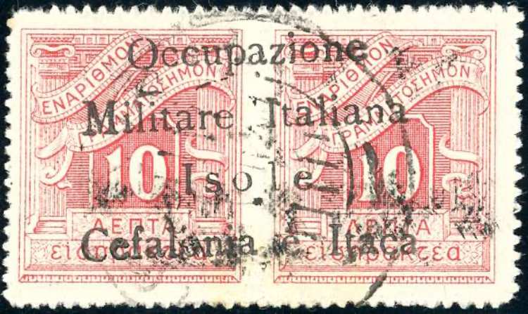 EMISSIONI DI ITACA SEGNATASSE 1941 ... 