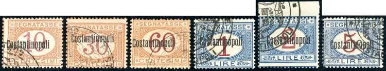 COSTANTINOPOLI SEGNATASSE 1922 - ... 