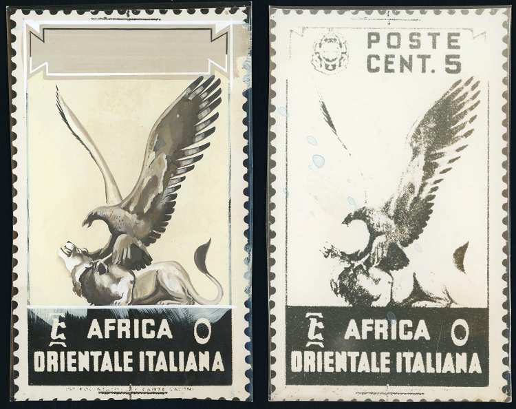 1938 - 5 cent. soggetti africani ... 