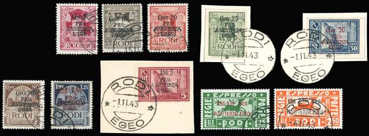 OCCUPAZIONE TEDESCA EGEO 1943 - ... 