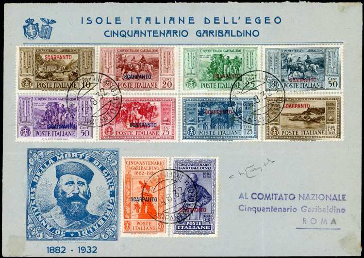 SCARPANTO 1932 - Garibaldi, serie ... 