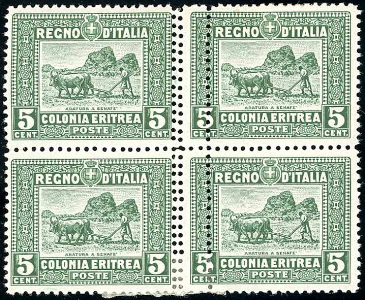 1914 - 5 cent. Soggetti Africani, ... 