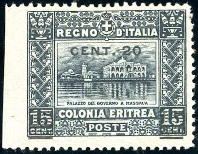 1916 - 20 cent. su 15 cent., non ... 