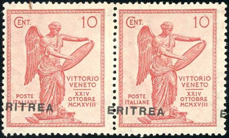 1922 - 10 cent. Vittoria, ... 