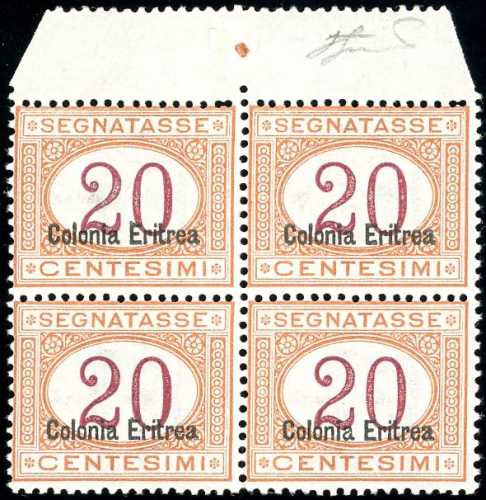 SEGNATASSE 1920 - 20 cent., ... 