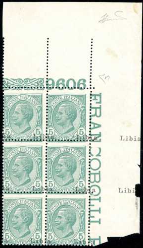 1912 - 5 cent. Leoni ... 