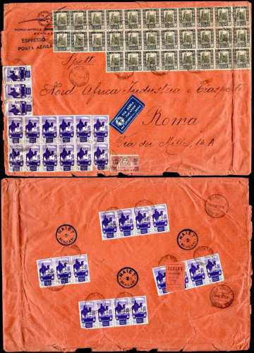 1936 - 50 cent. Pittorica, blocco ... 