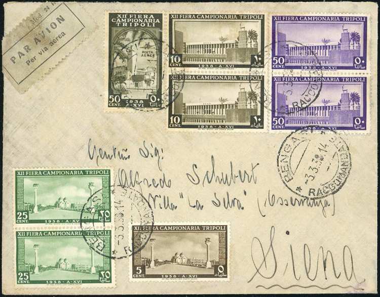 1938 - 5 cent., 10 cent., coppia, ... 