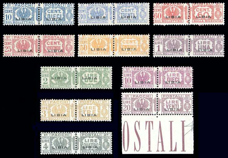 PACCHI POSTALI 1927/37 - Fasci al ... 