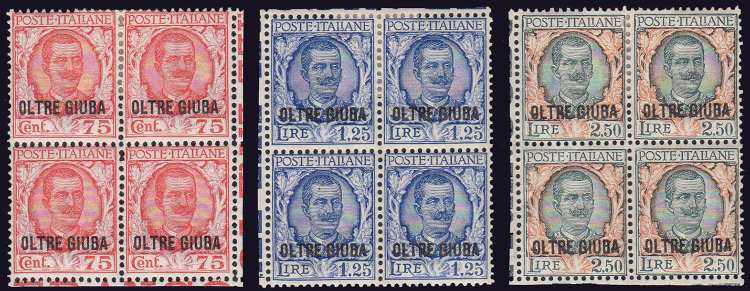 1926 - Floreale soprastampati ... 