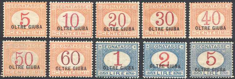 SEGNATASSE 1925 - Soprastampati ... 