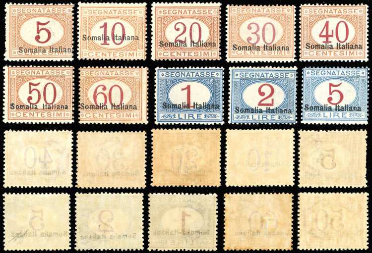 SEGNATASSE 1920 - Soprastampati in ... 