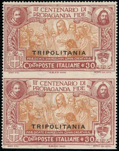 1923 - 30 cent. Propaganda Fide, ... 
