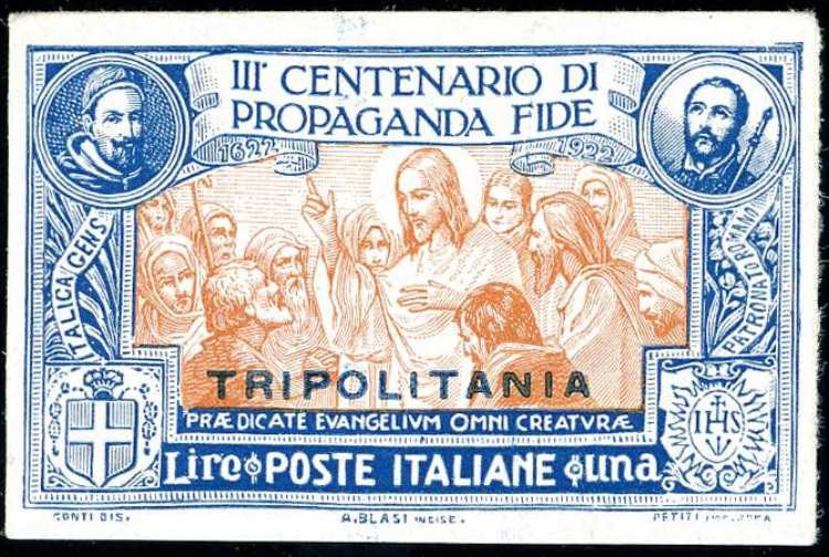 1923 - 1 lira Propaganda Fide, ... 