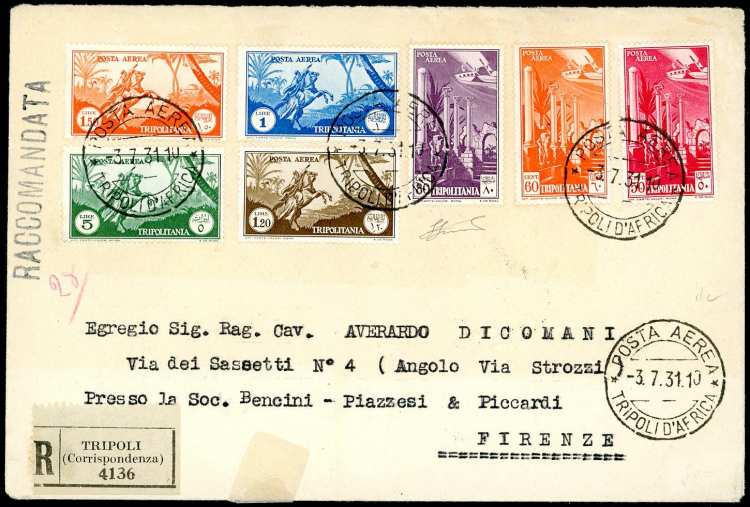 POSTA AEREA 1931 - Soggetti ... 