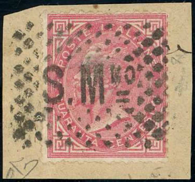 1866 - 40 cent. De La Rue, ... 