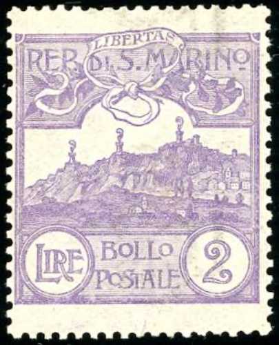 1903 - 2 lire Veduta (44), ottima ... 