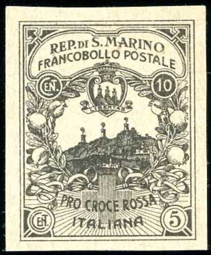 1916 - 10 + 5 cent. Croce Rossa, ... 