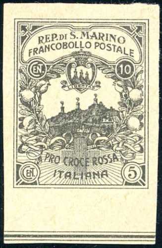 1916 - 10 + 5 cent. Croce Rossa, ... 