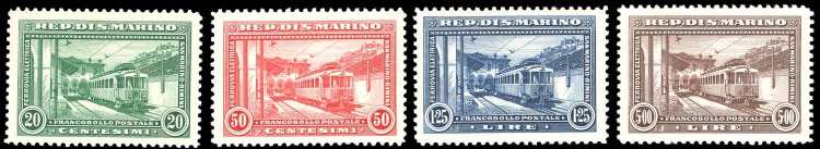 1932 - Treni, serie completa ... 