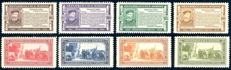 1932 - Garibaldi (168/175), gomma ... 