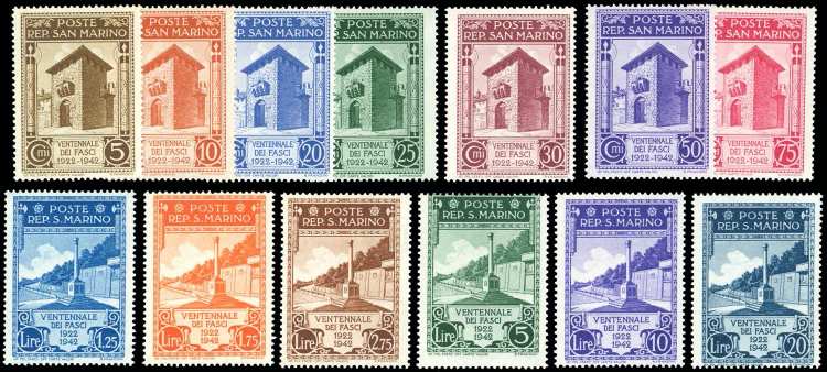 1943 - Ventennale dei fasci, non ... 