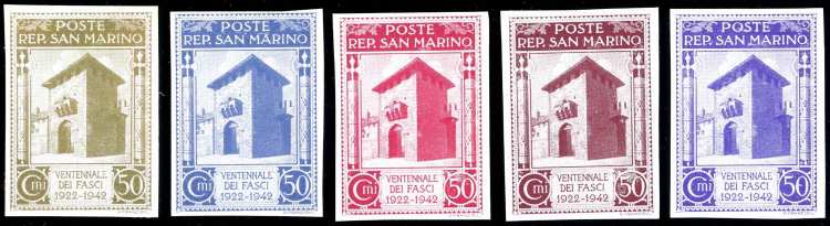 1943 - 50 cent. Ventennale dei ... 