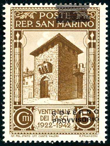 1943 - 5 cent. soprastampa ... 