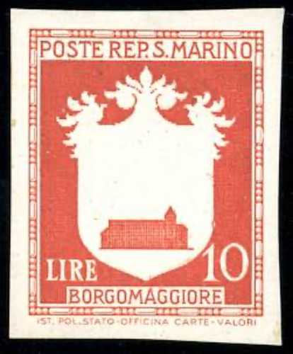 1946 - 10 lire Stemmi (290), prova ... 