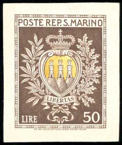 1946 - 50 lire Stemmi (295), prova ... 