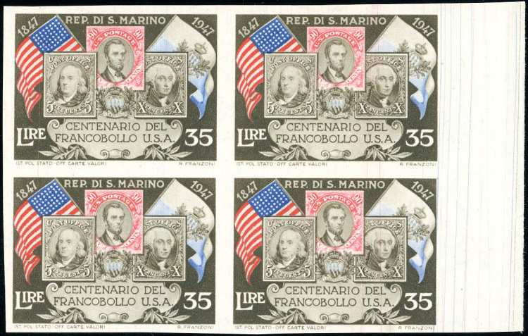 1947 - 35 lire Centenario ... 