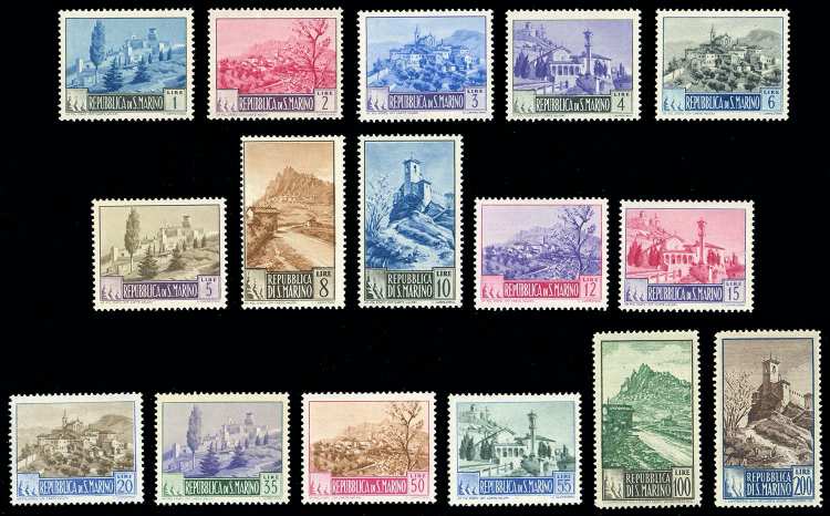 1949/50 - Paesaggi, serie completa ... 