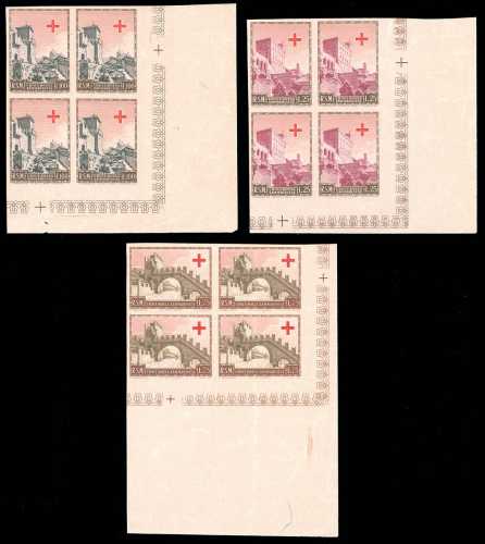 1951 - Croce Rossa, serie completa ... 