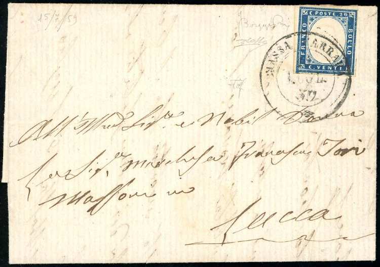 1860 - 20 cent. IV emissione di ... 