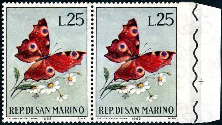 1963 - 25 lire Farfalle, non ... 