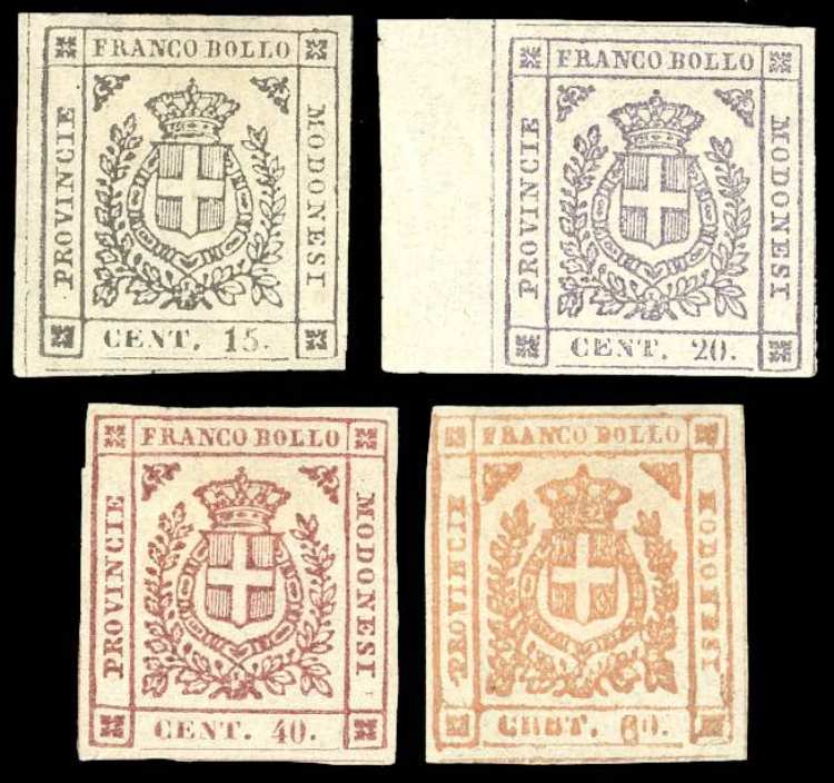 1859 - 15 cent. grigio, 20 cent. ... 