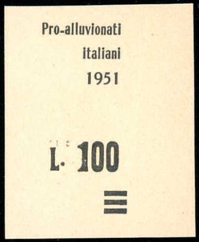 1951 - 100 lire su 250 lire Pro ... 