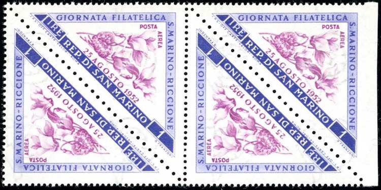 1952 - 1 lira Giornata Filatelica ... 