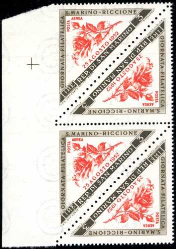 1952 - 3 lire Giornata Filatelica ... 