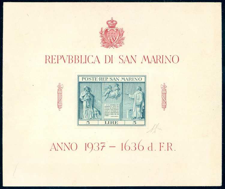 1937 - 5 lire Indipendenza, ... 