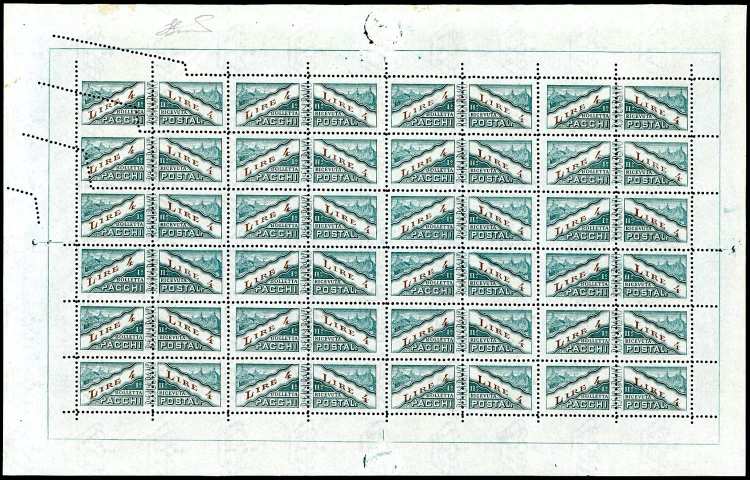 1945 - 4 lire, filigrana corona ... 