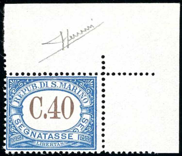 1939 - 40 cent., senza filigrana ... 